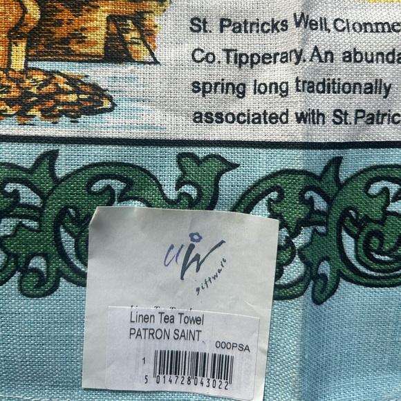 Ulster Weavers St Patrick Ireland 100% Irish Linen Kitchen Tea Towel Vintage - Picture 6 of 10